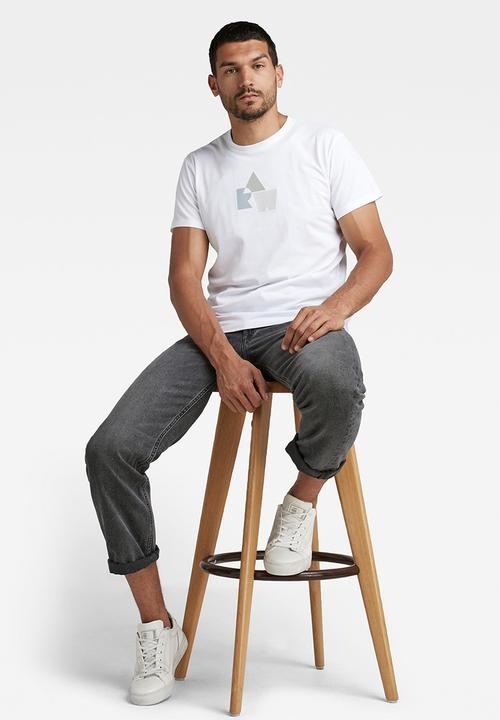 G-STAR - Raw logo r t - white