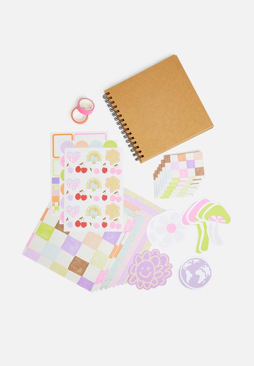 Typo - Diy scrapbook kit - pastel sunshine
