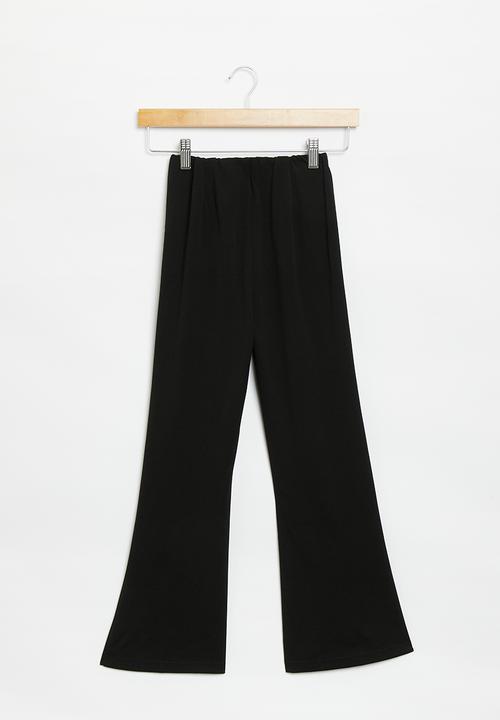 Superbalist - Flare ponti legging - black