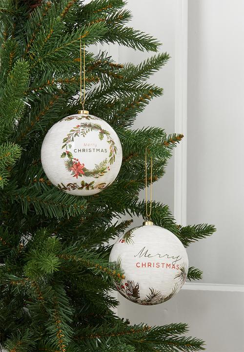 H&S - Besjes Christmas Baubles - multi