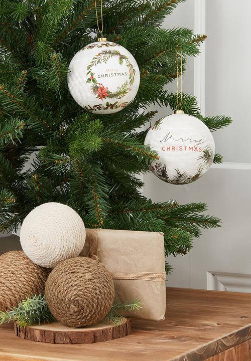 H&S - Besjes Christmas Baubles - multi