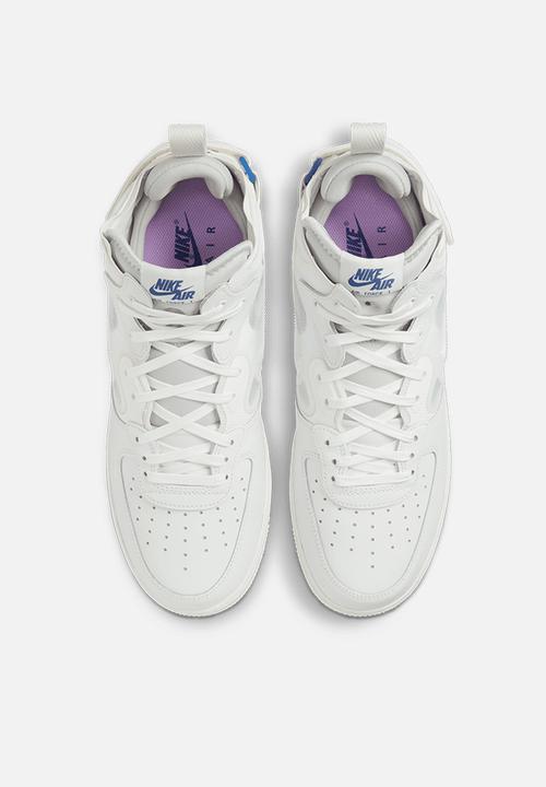 Nike - Air force 1 mid react - summit white/summit white-grey fog