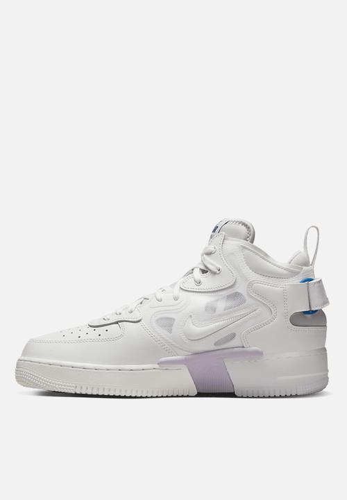 Nike - Air force 1 mid react - summit white/summit white-grey fog