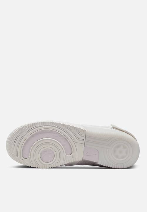 Nike - Air force 1 mid react - summit white/summit white-grey fog