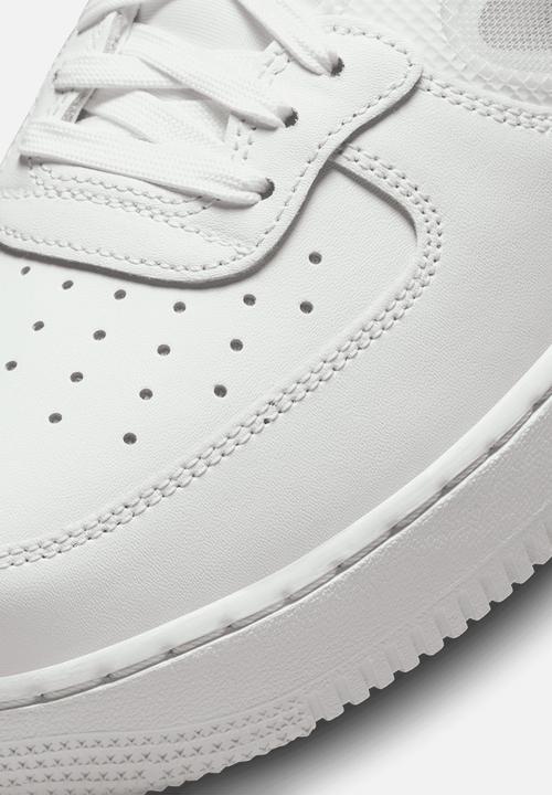 Nike - Air force 1 mid react - summit white/summit white-grey fog