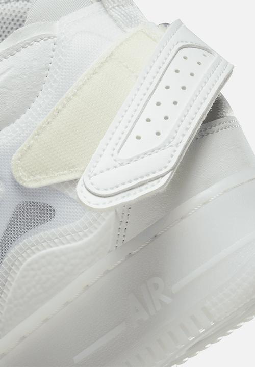 Nike - Air force 1 mid react - summit white/summit white-grey fog