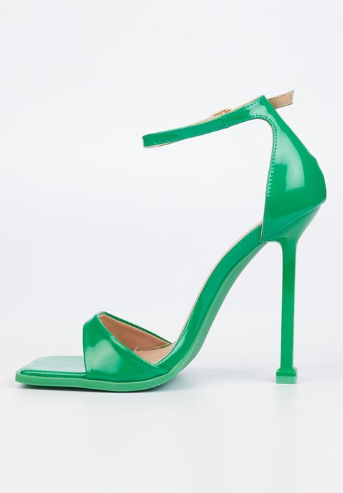 Miss Black - Majesty1 stiletto heel - green