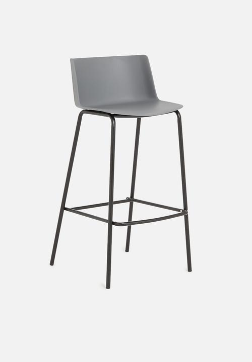 Sixth Floor - Rylie barstool - charcoal