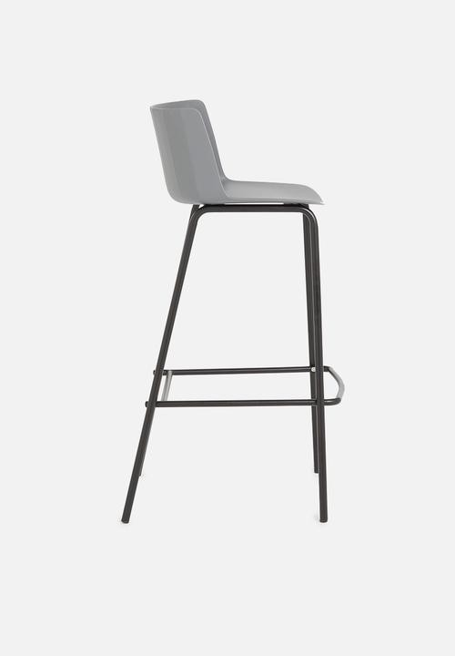 Sixth Floor - Rylie barstool - charcoal