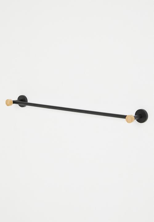 Sixth Floor - Ant towel rail - black
