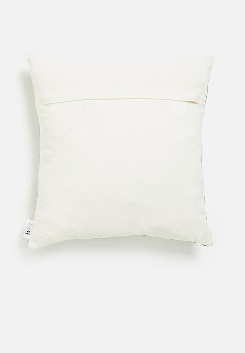 Sixth Floor - Mars cushion cover - green & white
