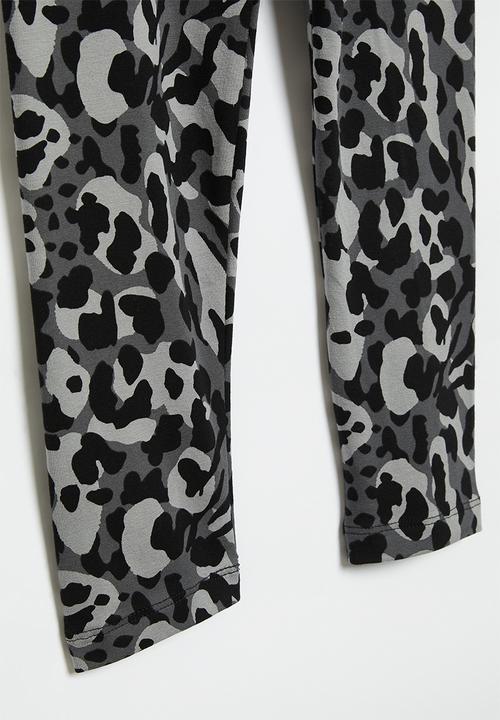 PUMA - Alpha aop leggings g - puma black