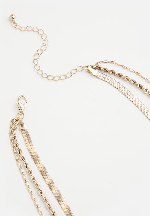 Superbalist - Nora layered necklace - gold