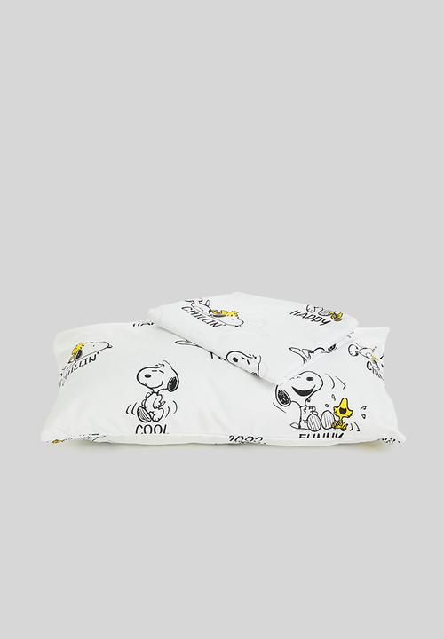 Character Group - Snoopy reversible duvet cover set - white & black