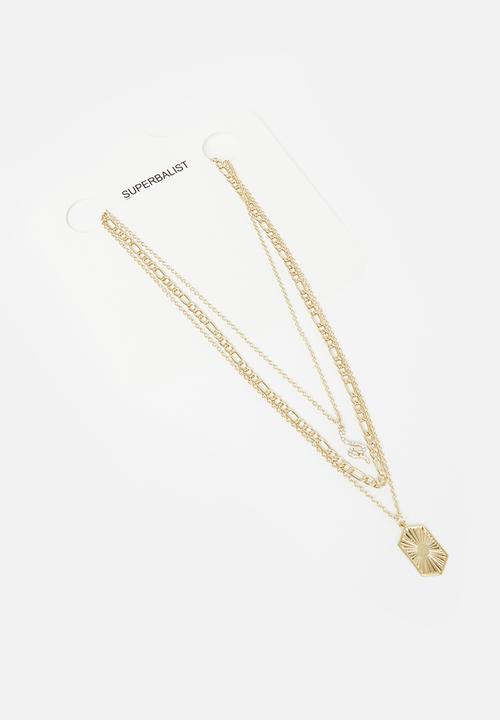 Superbalist - Paris layered necklace - gold
