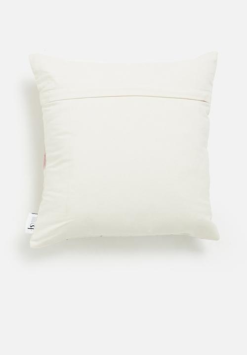 Sixth Floor - Mars cushion cover - pink & white