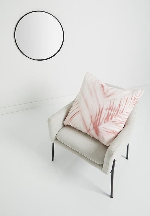 Sixth Floor - Shadow printed cushion cover - pink