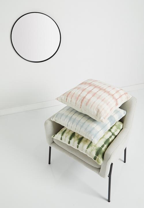Sixth Floor - Mars cushion cover - green & white