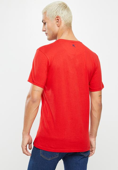 SOVIET - M ernesto short sleeve logo tee - red