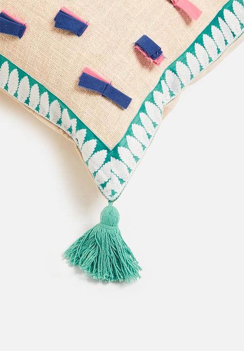 Sixth Floor - Bubblegum drop cushion cover - multi