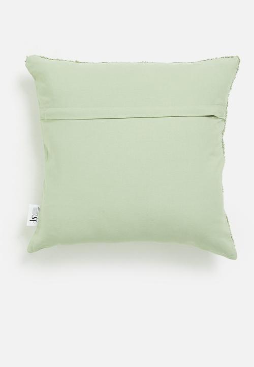 Sixth Floor - Arrow cushion cover - green