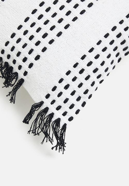 Sixth Floor - Sidra cushion cover - black & white