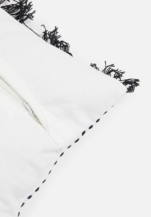 Sixth Floor - Sidra cushion cover - black & white