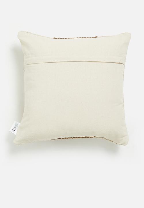 Sixth Floor - Indi cushion cover - brown & natural