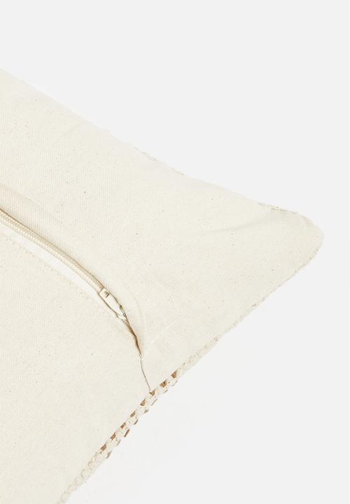 Sixth Floor - Indi cushion cover - brown & natural