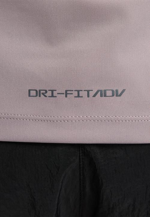 Nike - W nk dfadv run dvn ss top - purple smoke/black