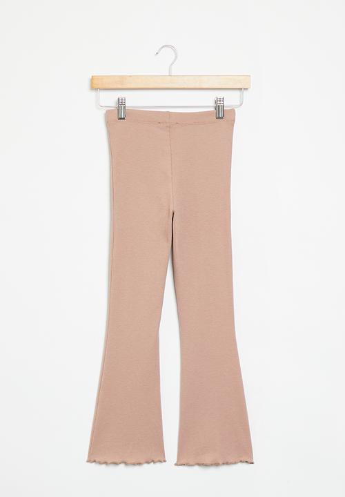 Superbalist - Flare rib legging - dusty mauve