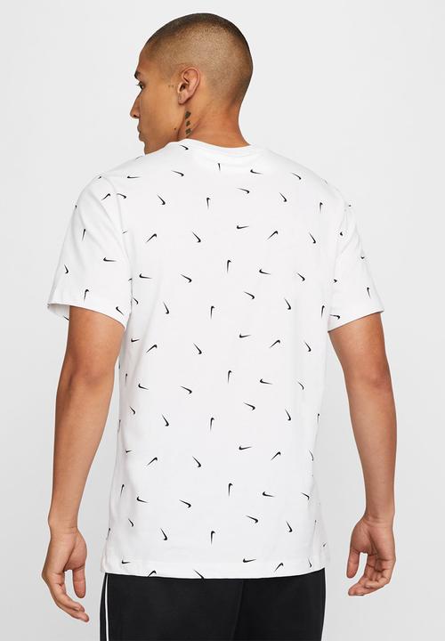 Nike - M nsw club tee aop - white