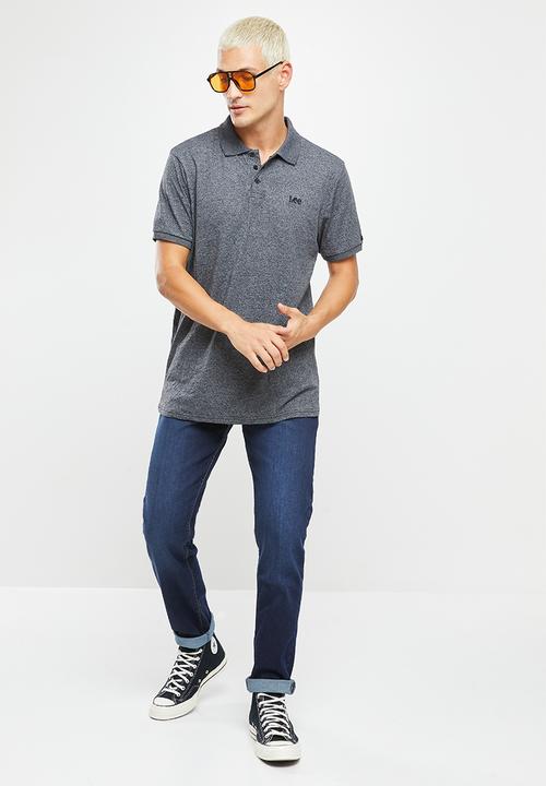 Lee  - Jaspe polo - black jaspe