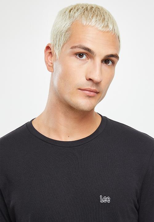 Lee  - Embroidered badge tee - black