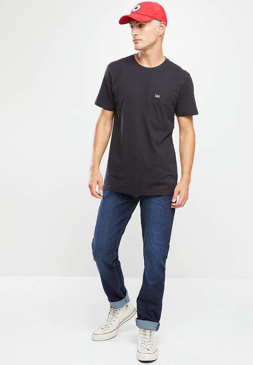 Lee  - Embroidered badge tee - black