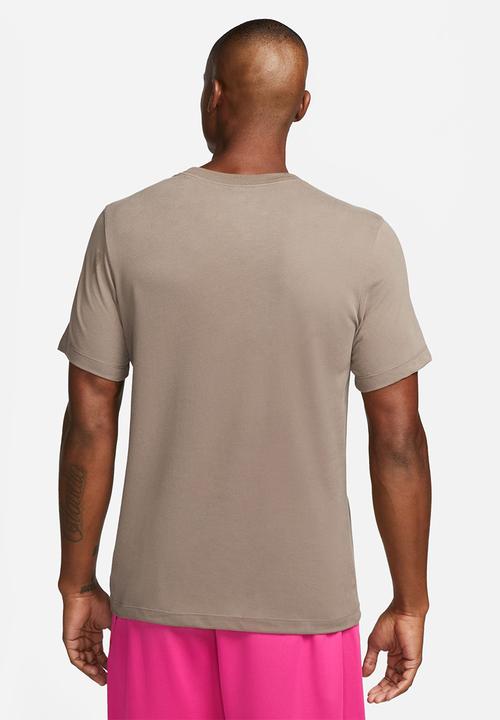 Nike - M nk df tee dye 2 - olive grey