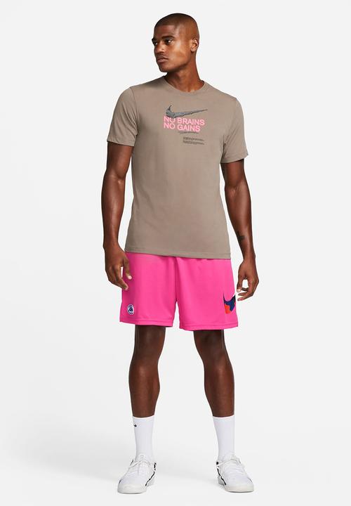 Nike - M nk df tee dye 2 - olive grey