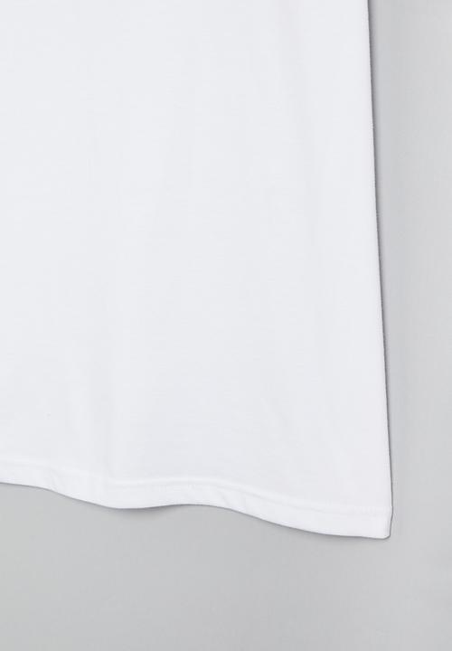 Holmes Bro's - Lazy cat short sleeve tee - white
