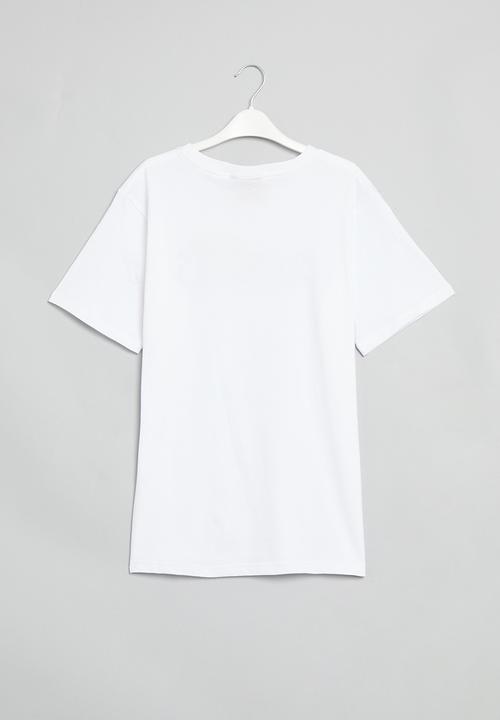 Holmes Bro's - Lazy cat short sleeve tee - white