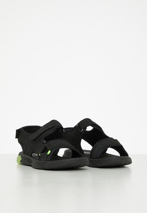 Tom Tom - Boys velcro strap sandal - black