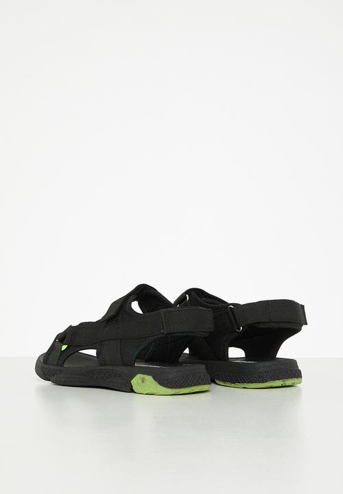 Tom Tom - Boys velcro strap sandal - black