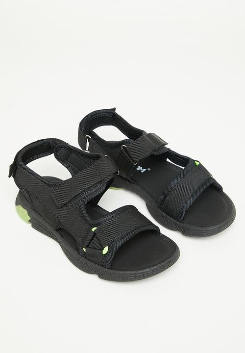 Tom Tom - Boys velcro strap sandal - black