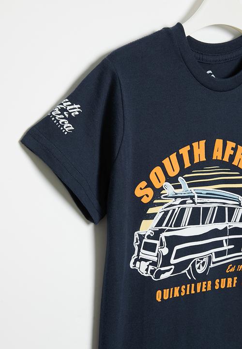 Quiksilver - South africa surf boards short sleeve tee - navy blazer