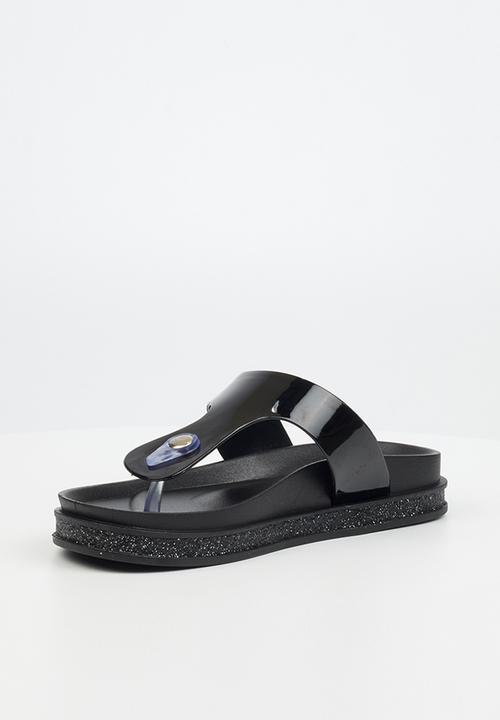 Viabeach - Tropica 1 T-bar slide - black