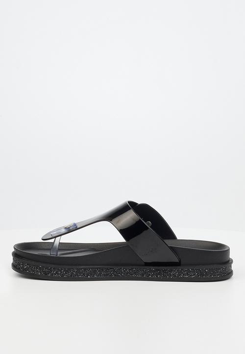 Viabeach - Tropica 1 T-bar slide - black