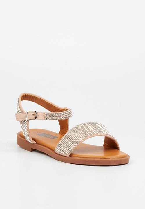 Little Miss Black - G-murano sandal - rose gold