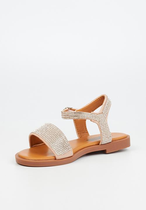 Little Miss Black - G-murano sandal - rose gold