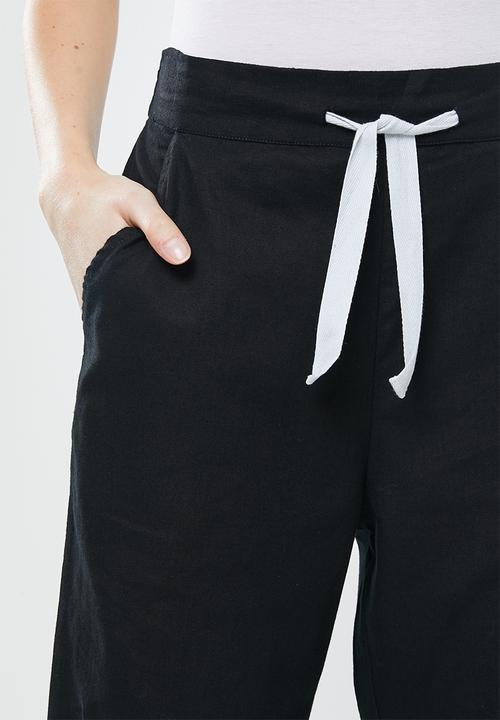 Silent Theory - Tropical pant - black