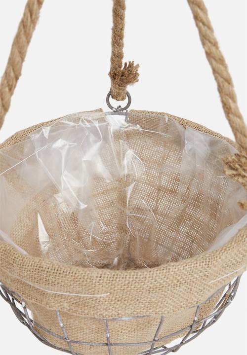 Storage Solutions - Hanging basket - jute