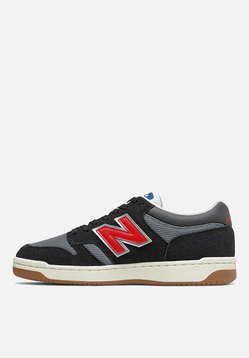 New Balance  - BB480 classic - black / gum-red